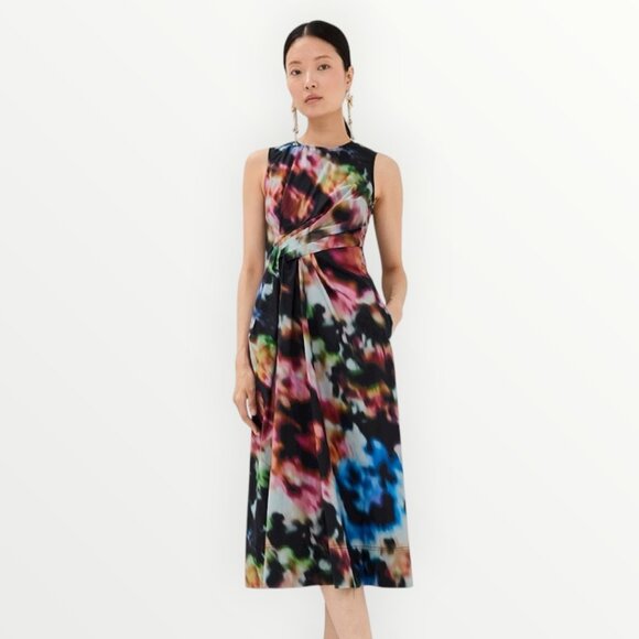Ulla Johnson Davina Cotton Poplin Midi Dress - Picture 3 of 10